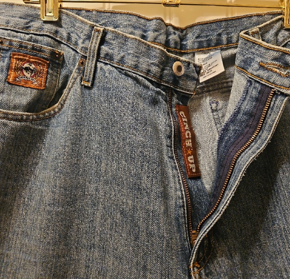 NWOT! Cinch Light Blue Relaxed Fit Men’s Jeans 38x34 - Picture 9 of 9